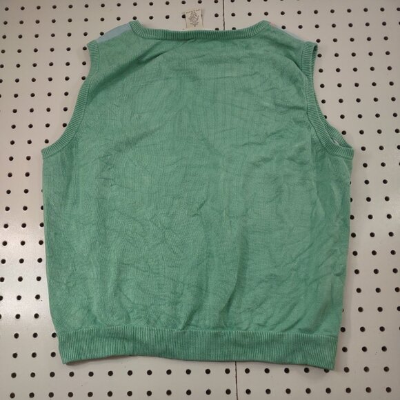 Doncaster Silk/Knit Sweater Vest, Size Medium - Picture 6 of 6